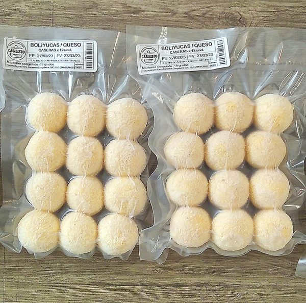 BOLIYUCAS CON QUESO X 12 UND.