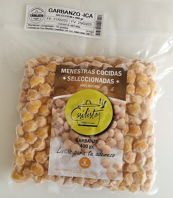 Garbanzo Cocido Casilisto x 400 gr.